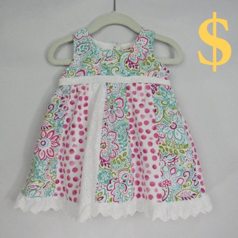 Indigo Soul Patchwork Dress Size 12 Months